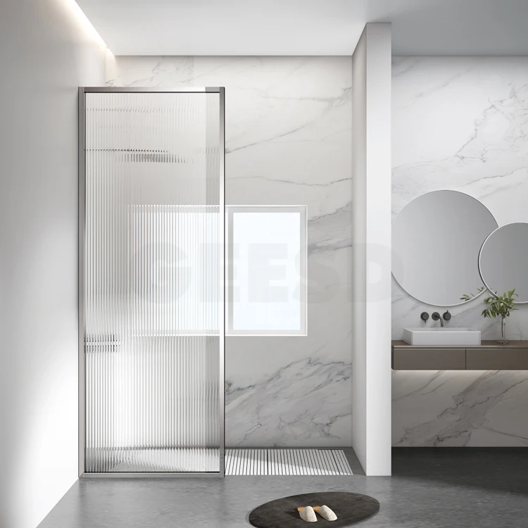 2022 NEW Frameless Hot Sale Glass Panel Door Walk In Shower Enclosure