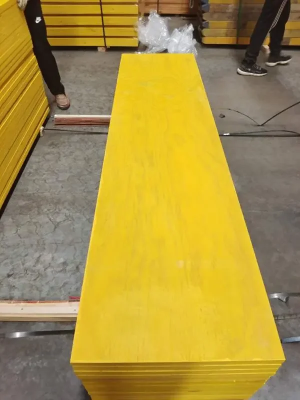 3 Ply Yellow Shuttering Plywood Panel for Concrete Formwork