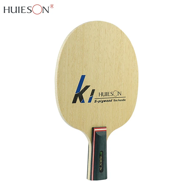 
HUIESON Custom Printed OEM Professional Ping Pong Paddle Wood Blade Table Tennis Bats Racket 