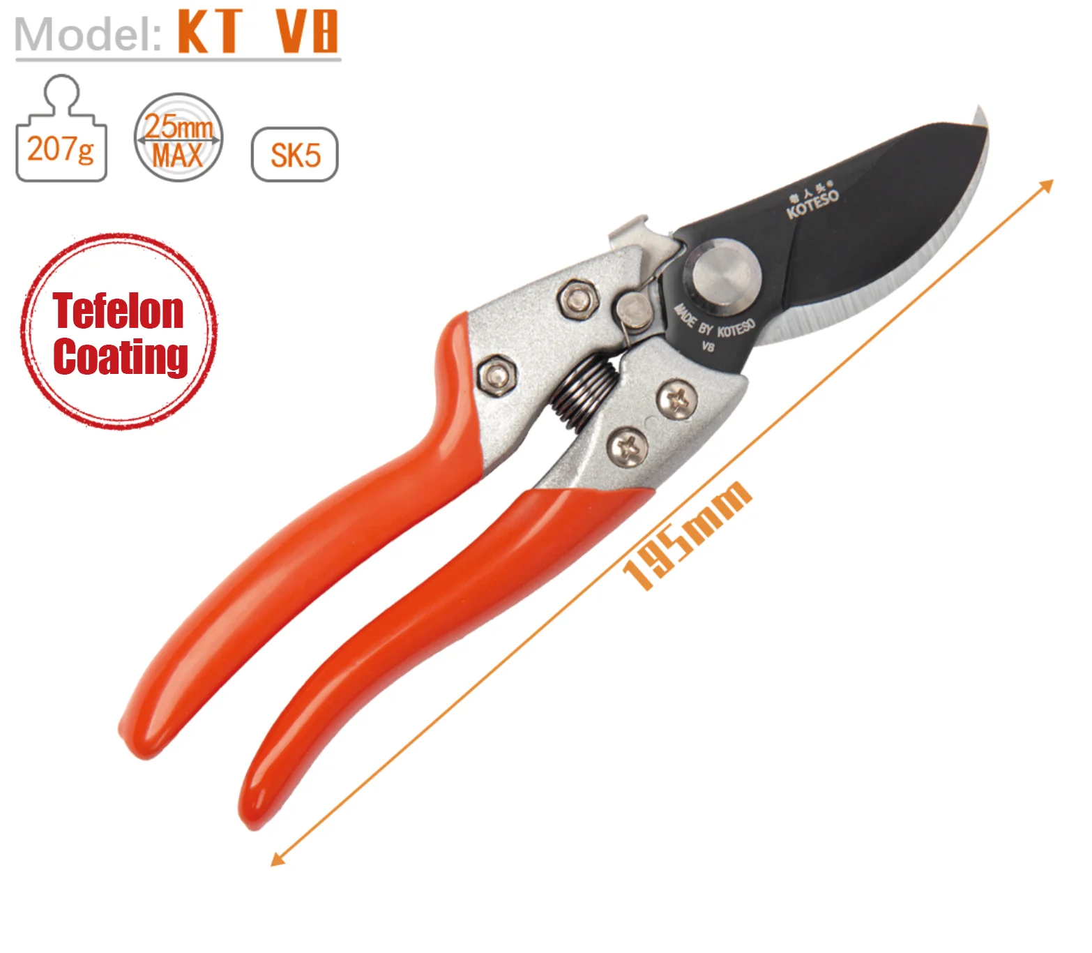 Hot Sale Garden Hand Pruning Shears Garden Scissors Bypass Pruner
