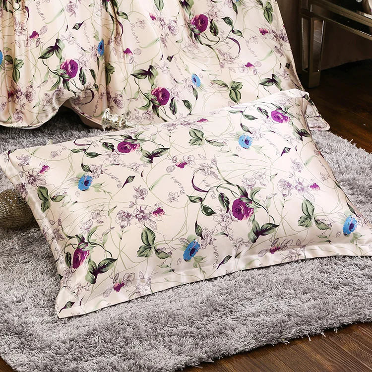 Stock 16MM printed silk fabric Satin pure silk can also be customized according to the pattern printed silk fabric