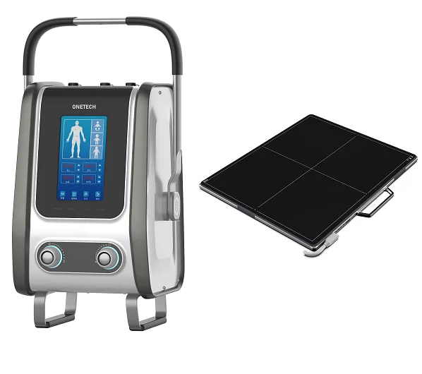 Digital wireless flat panel detector DR system with portable X ray machine generator for human or veterinary use X31-P
