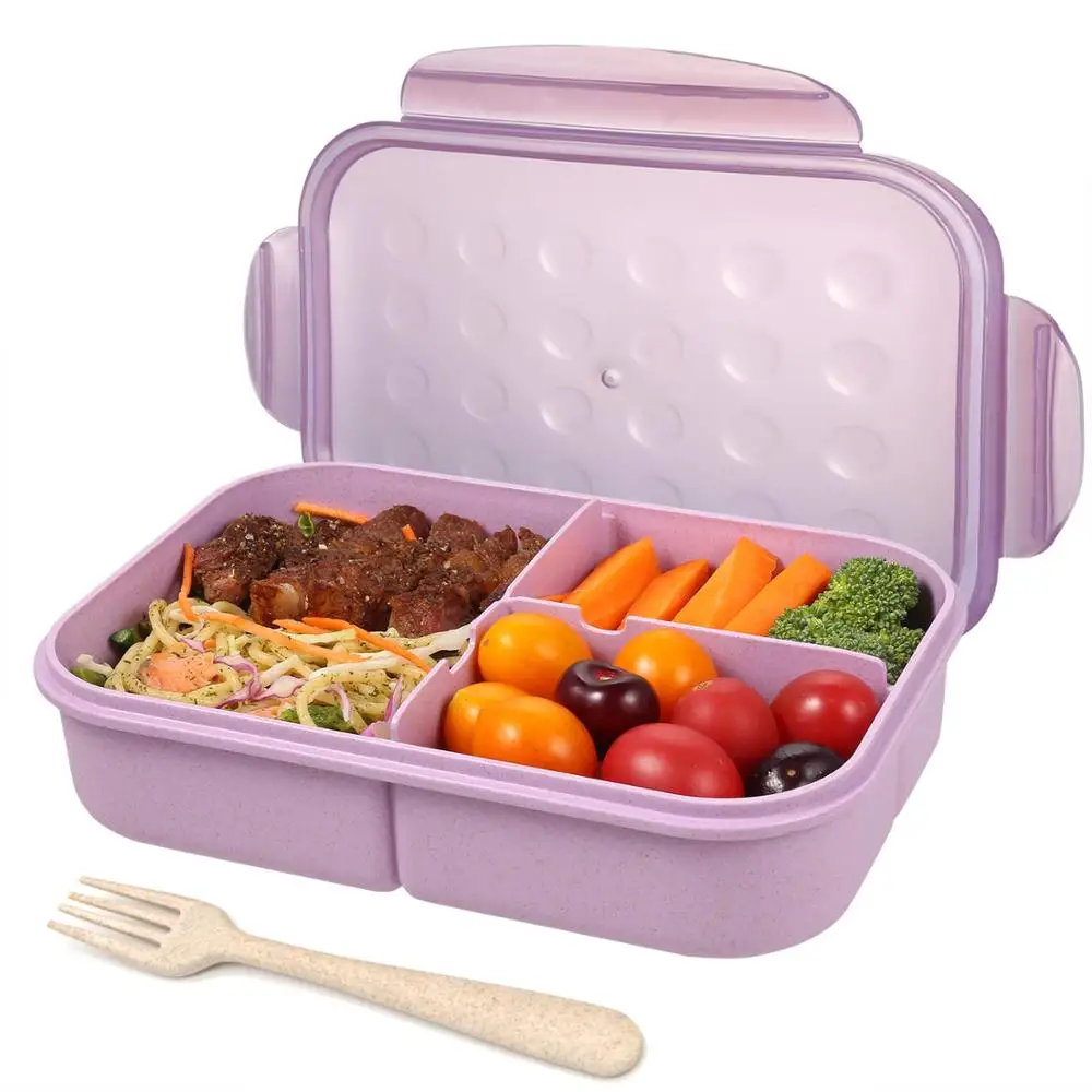 Yongli Modern Leakproof Lunch Box For Kids Airtight Food Container Bento Plastic Silicone Storage Containers Set