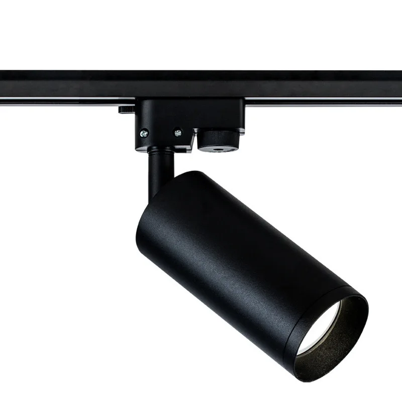 Custom Pure Aluminium 360 Degree Adjustable With 3 Phase Adaptor Track Light Zoom Led Spot Light