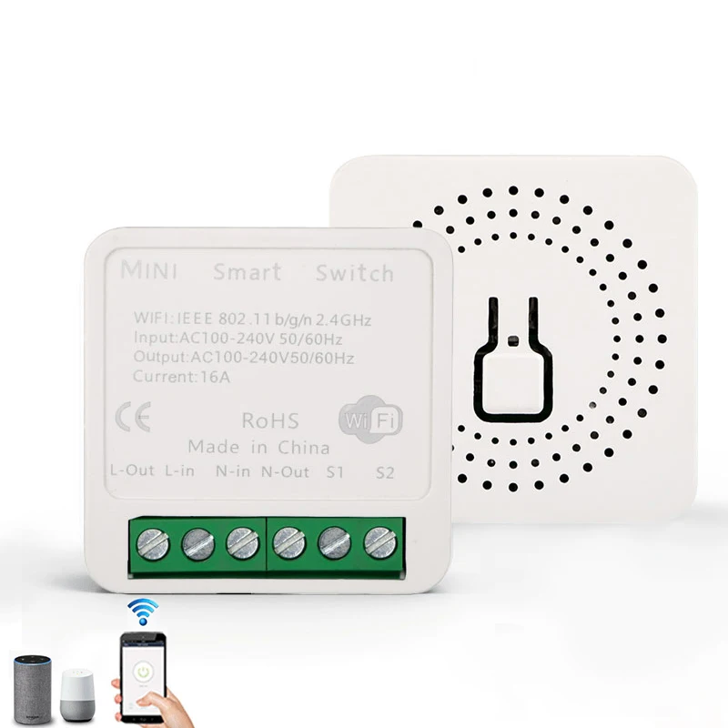 16A Universal Relay Module Smart Home Automation Wireless Remote Control WiFi Smart Light Switch