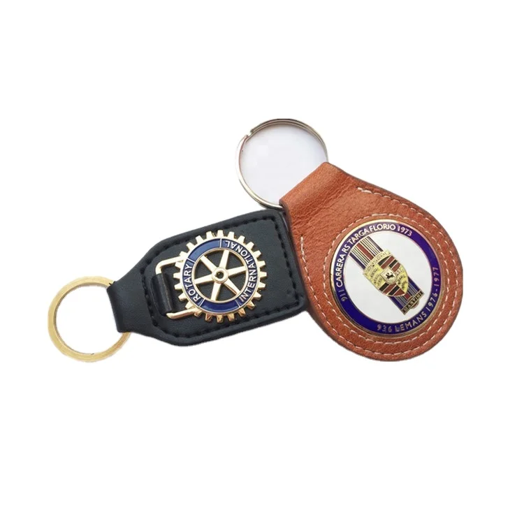Wholesale Leather Key Chain Cheap Custom Key chain Leather car key cover