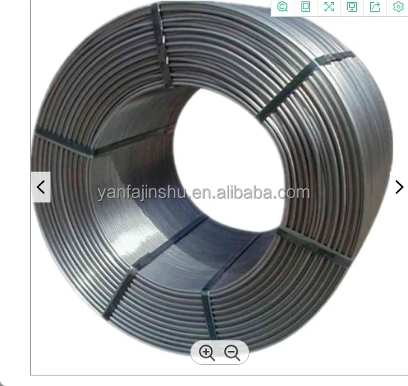 Cheap Price CaAl Cored Wire/CaSi Cored Wire  for steelmaking Cored Wire