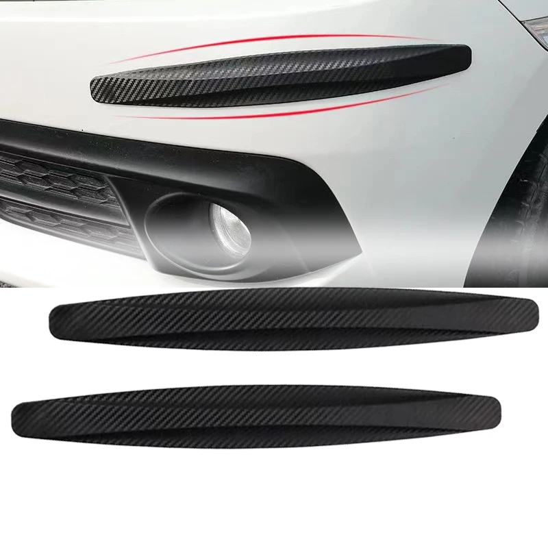 2pcs Car Bumper Protector Strip Guard Corner Protection Strips Scratch Protector Crash Anti Collision Auto Accessories