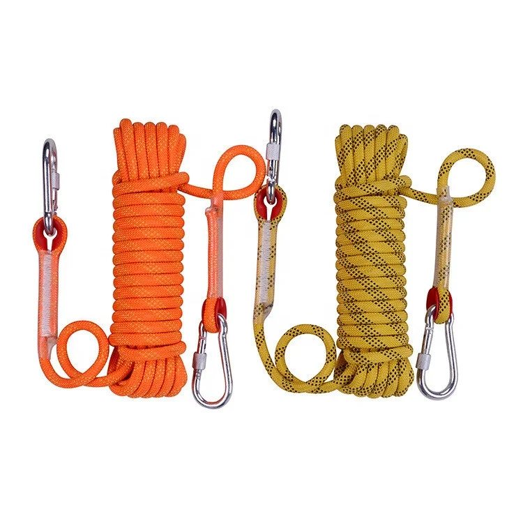 High performance customized package and size  16/ 32/ 48 strand  strong static climbing rope safety  rope