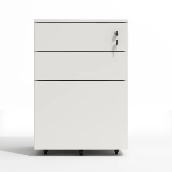 Chinese manufacturer office furniture high quality steel mobile 3 drawer file storage cabinet