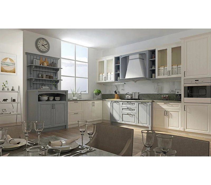 Modern luxury Apartment Modular Furniture Cupboard Kitchen Cabinets For Home