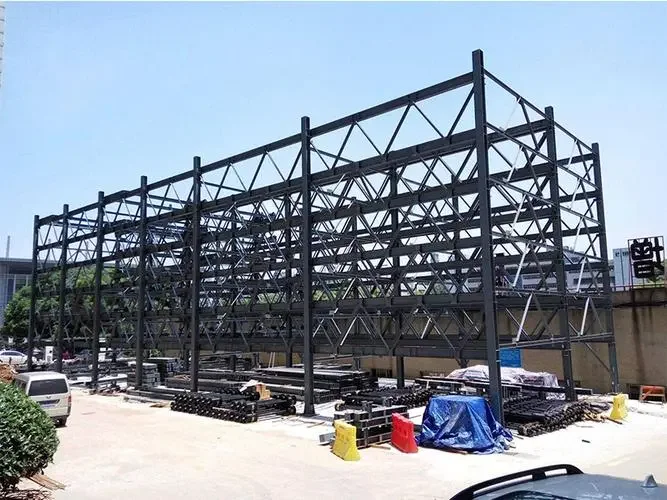 Prefabricated steel structure frame garage/car parks