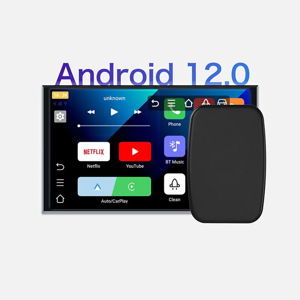 wireless carplay ai box android 12 allwinner H618 chipset 2+16gb caprlay box youtube netfli-x google map car play magic box