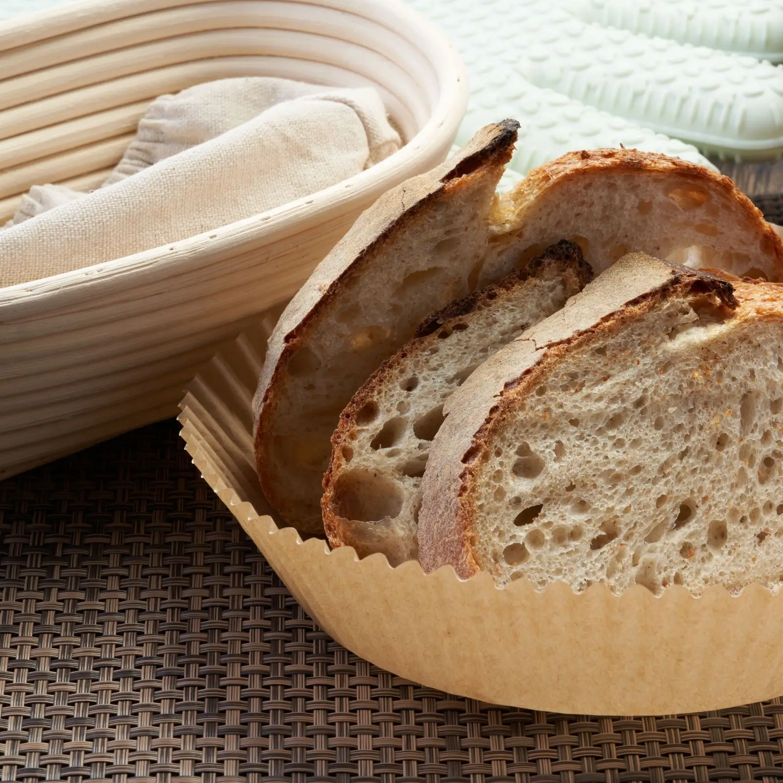 100 шт., Одноразовый бумажный вкладыш для фритюрницы, 6,3 дюйма