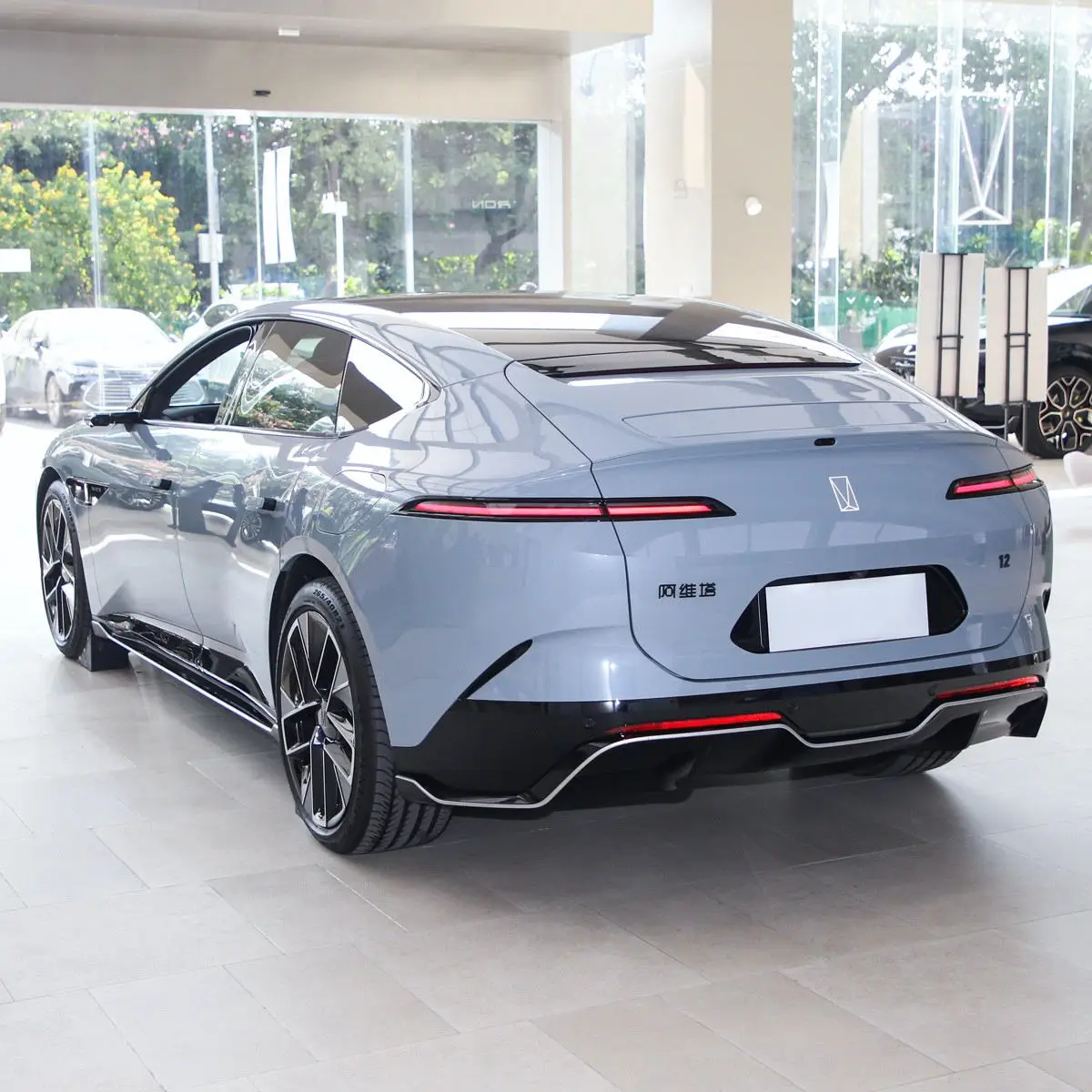 2023 Avatar 12 Used Large Sedan High Speed 4wd New Energy Vehicles Via 700km Long Range Pure Electric Ev Car
