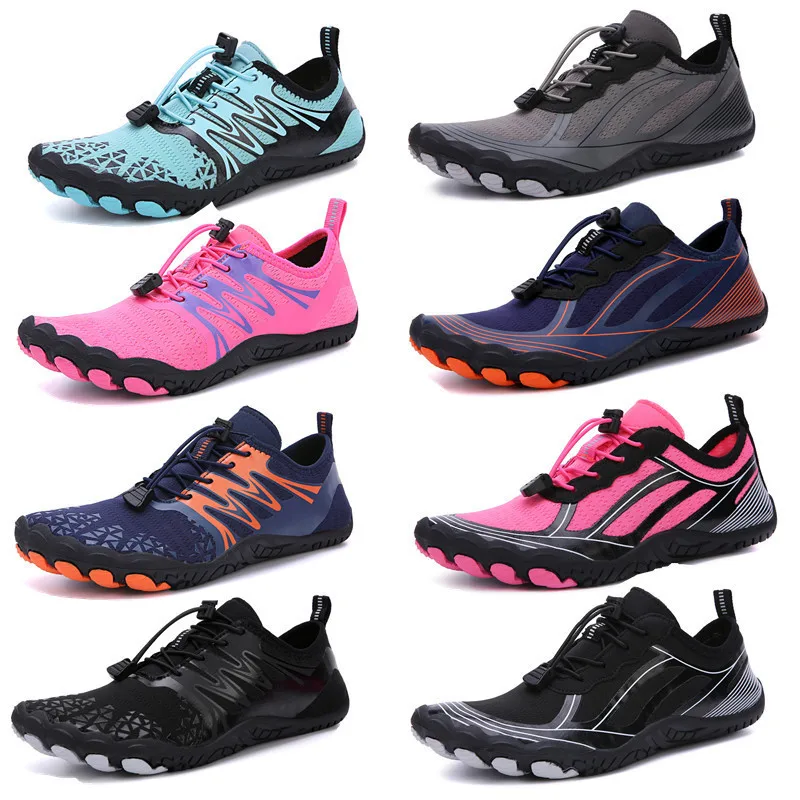 New Couple Upstream Shoes Large Size Wading Diving Beach Sneaker water shoes Soft Antiskid Sole Outdoor Sports Shoes For Men Wom