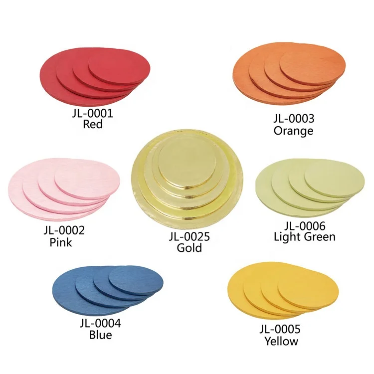
Gold/silver cake board round mini cake boards 100pieces JL-0005 