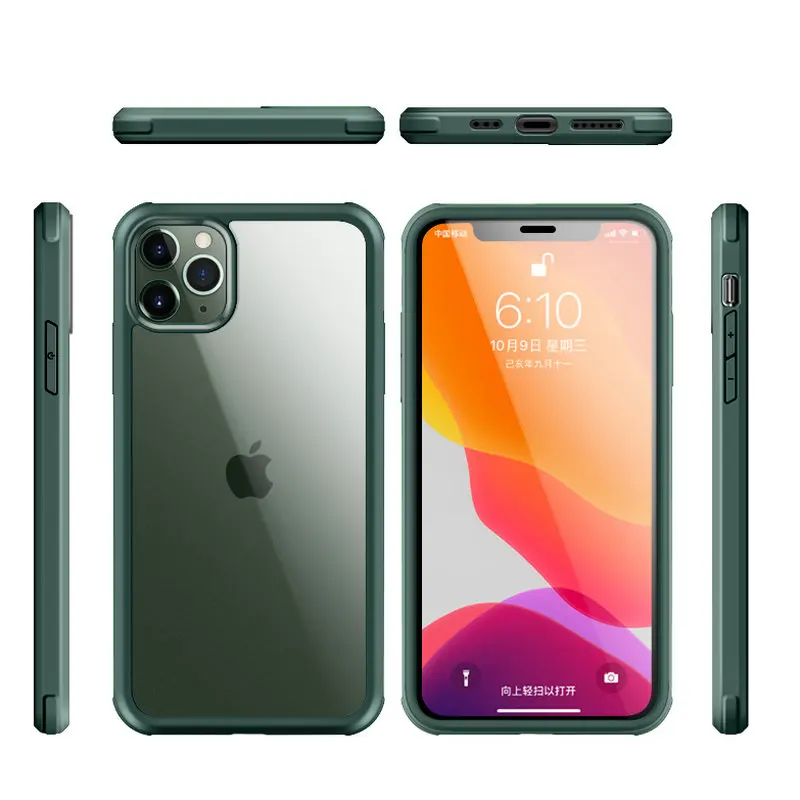  Чехол для телефона из закаленного стекла чехлы Iphone 11/11pro/11 Pro Max передняя и задняя полная защита корпуса мобильного