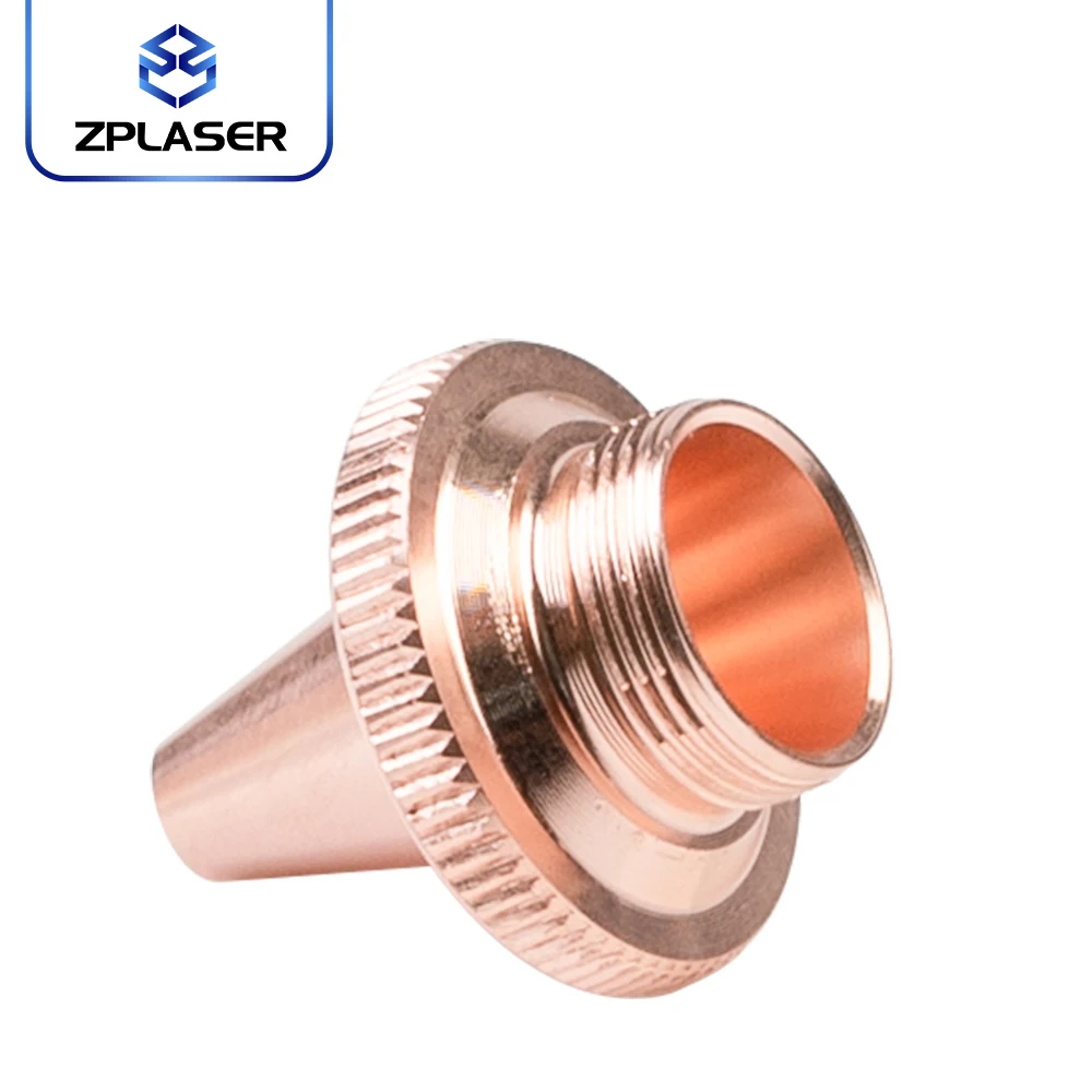[High-quality] ZPLASER Optical Fiber laser equipment parts red copper Single Layer D14.2mm-15.4H 3D-M9  laser cutting nozzle