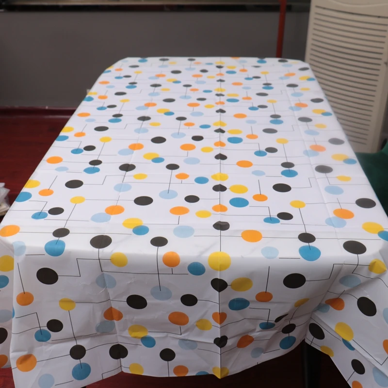 
whole sell new design cheap fancy pvc peva table cloth 