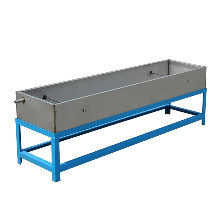  plastic granulator stainless steel cooling water tank for hot extruded