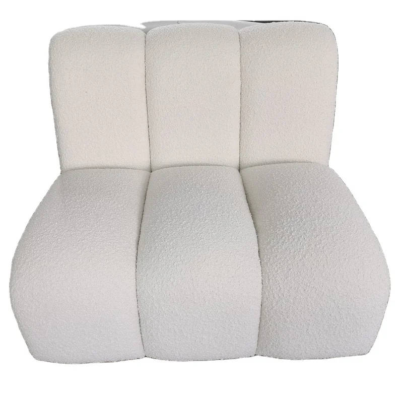 Modern Design Modular Channel Sofa Belgium Boucle Sectional Living Room Sofas