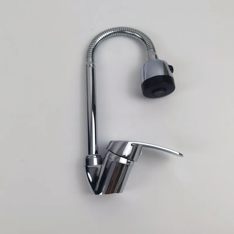 griferia cocina Plastic Zinc Alloy Hot and cold water mixer flexible kitchen faucet rotating water faucet kitchen mixer tap