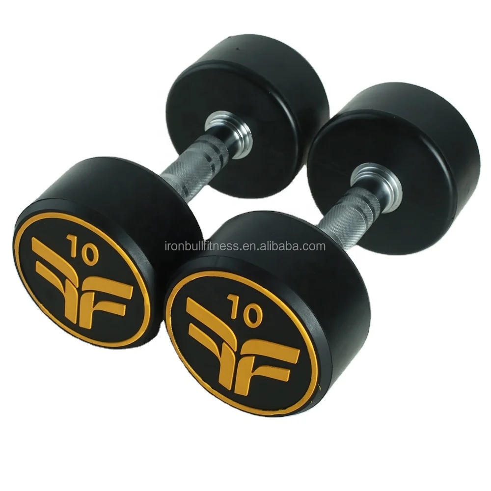Iron Bull dumbbells gym  wholesale rubber coated dumbbell