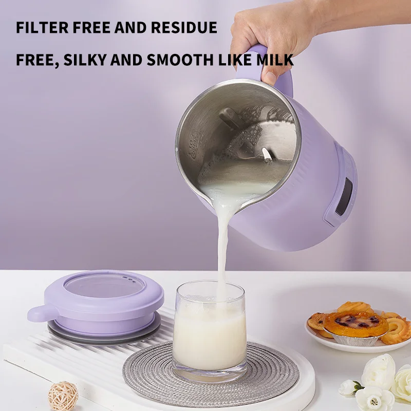 Home touch screen automatic soy milk machine and multifunctional soybean milk machine with no boiling no filtering