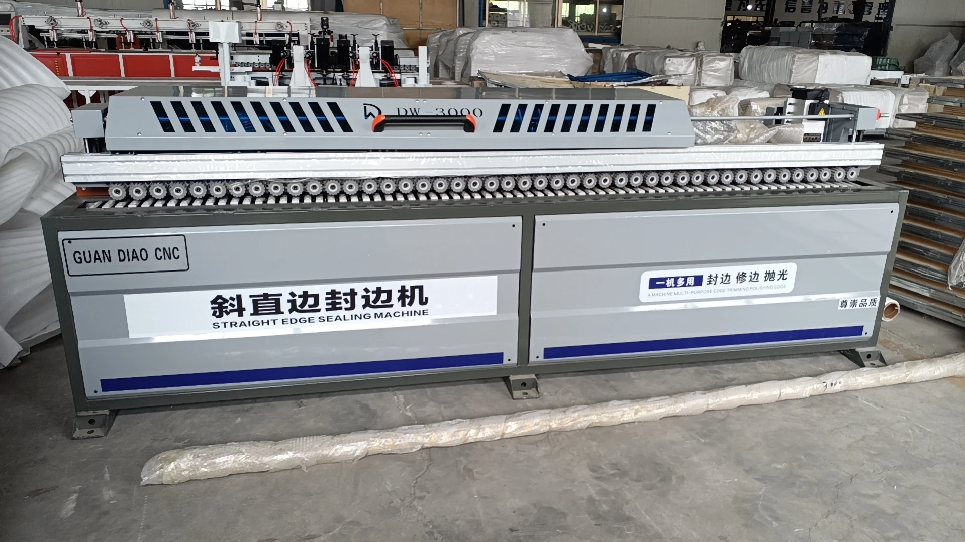 Plywood Furniture Automatic Edge Banding Machine PVC MDF Edge Bander 45 Degree Bevel Straight Edge Banding Machine