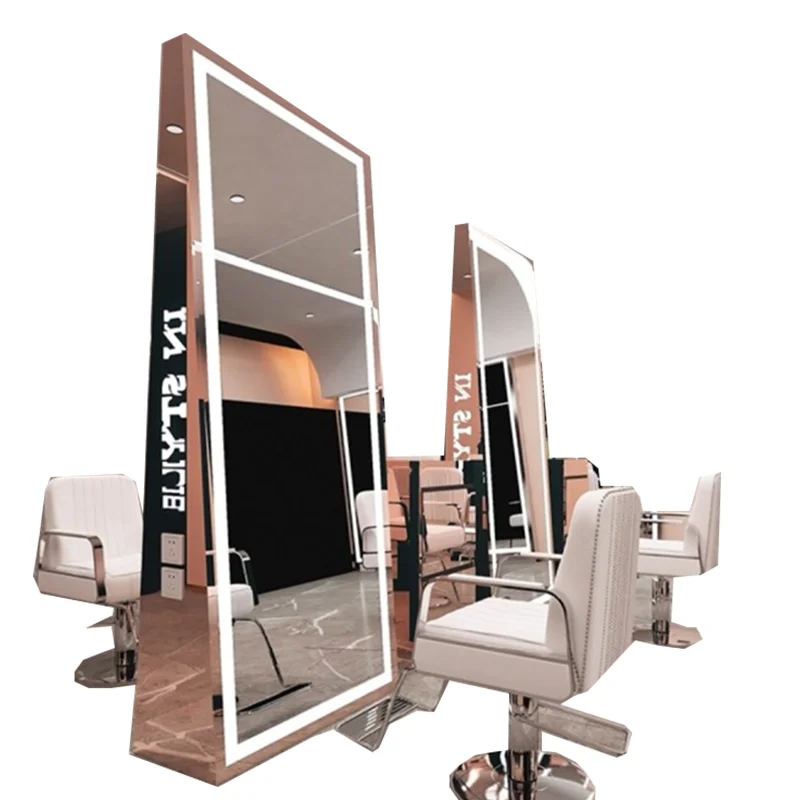 QFP-MS05 Hair Salon Mirror Station Styling Mirror Station Of Beauty Salon