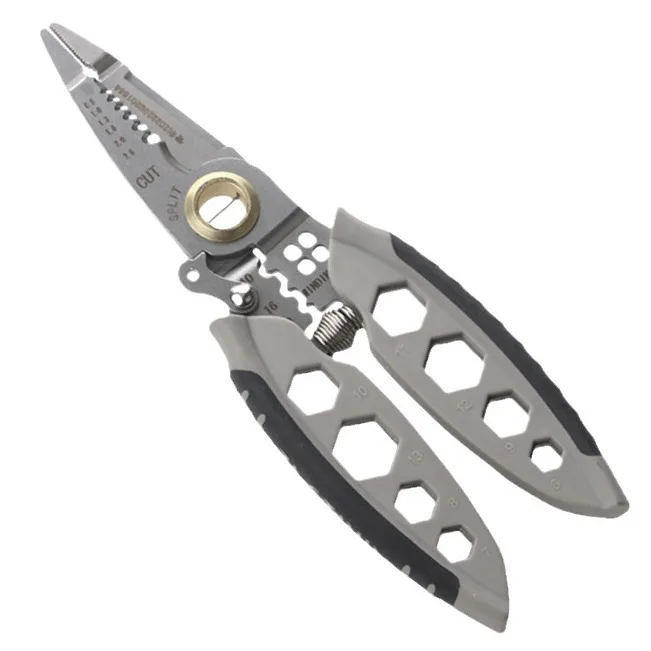 factory direct sale silver pliers multi-functional wire stripping repair tools multi-functional electrical pliers