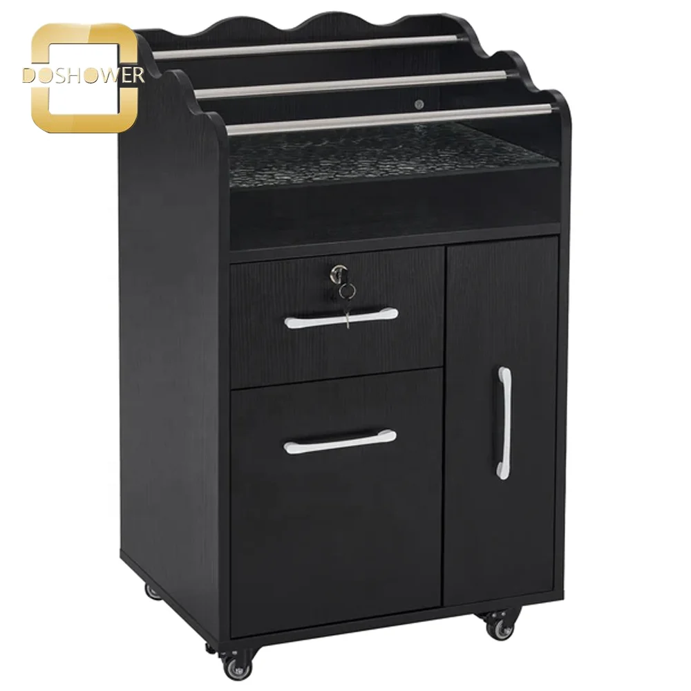 Hair Stylist Barber Trolley Beauty Organizer Of Salon Cart With Storage Drawer For Cabinet Rolling Salon Cart Manufacture