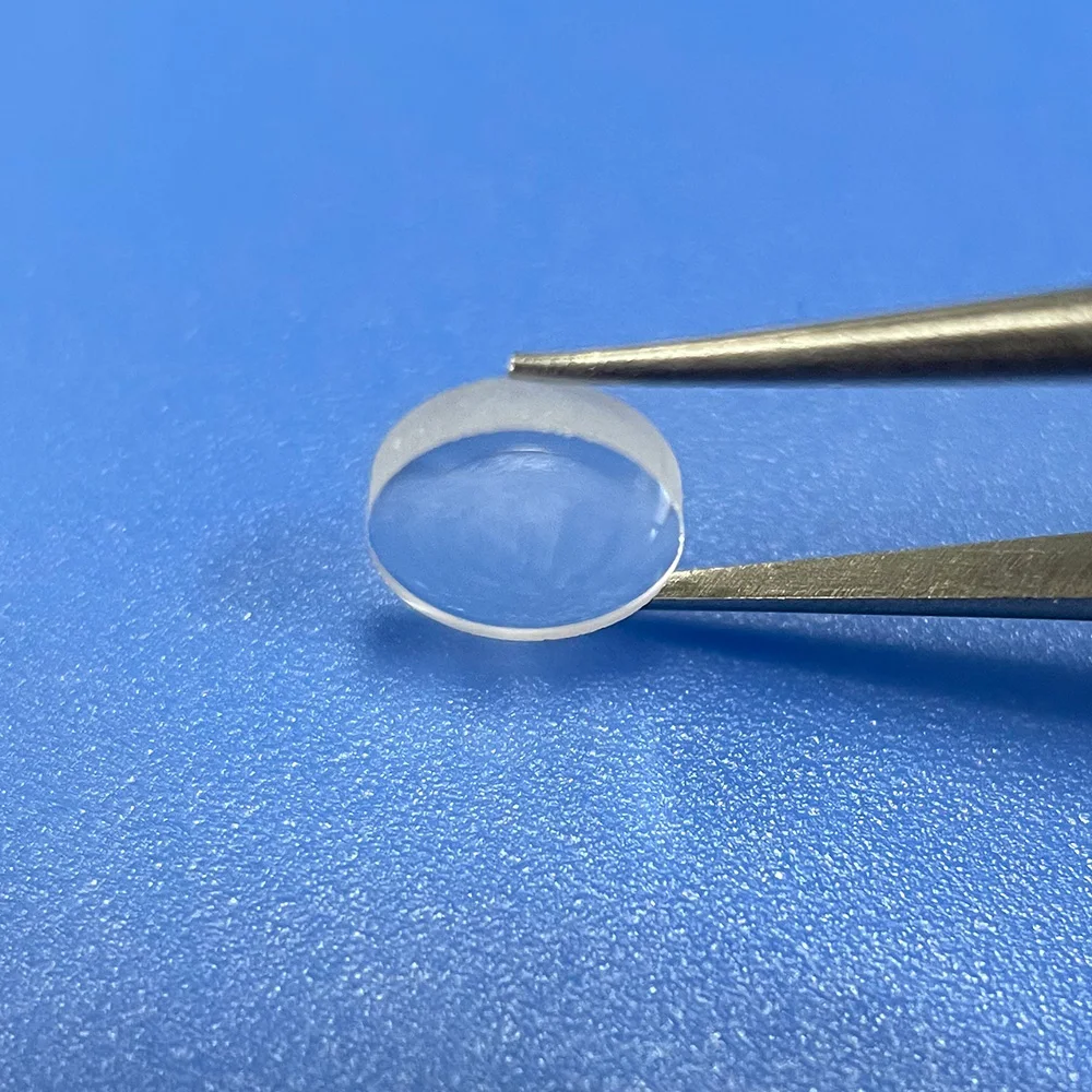 Заводская поставка, оптический стеклянный объектив с покрытием Mgf2, двухсторонний выпуклый объектив