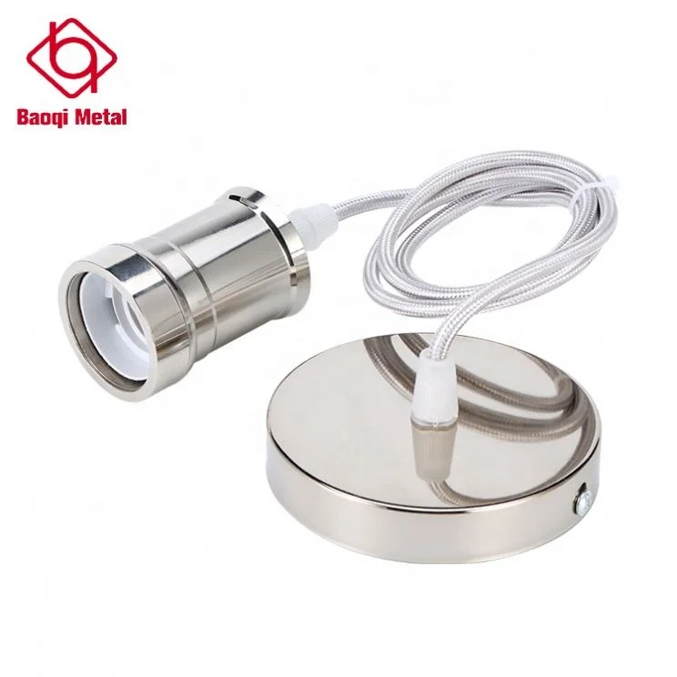 Ceiling Pendant Light Lampholder E27 Suspended Bulb Base E27 Screw Lamp Holder