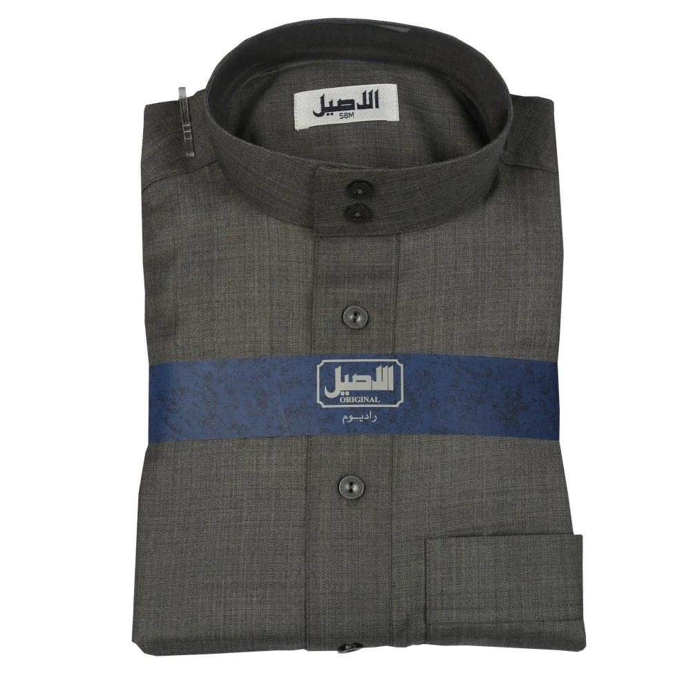 AL ASEEL Brand Muslim Saudi Arabia Indonesia Dubai Kurta Costume Kaftan Abaya Ethnic Thobe For Men