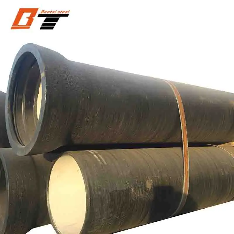 en598 c40 dn600 dn100 150mm 500mm 700mm socket and spigot black ductile cast iron pipes