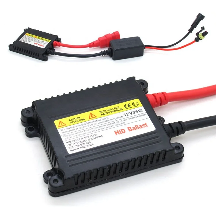 Hot sale hid xenon kit 12v 35w 6000k h1 h3 h7 9005 9006, 12v 35w hid xenon kit slim ballast, hid lights for cars