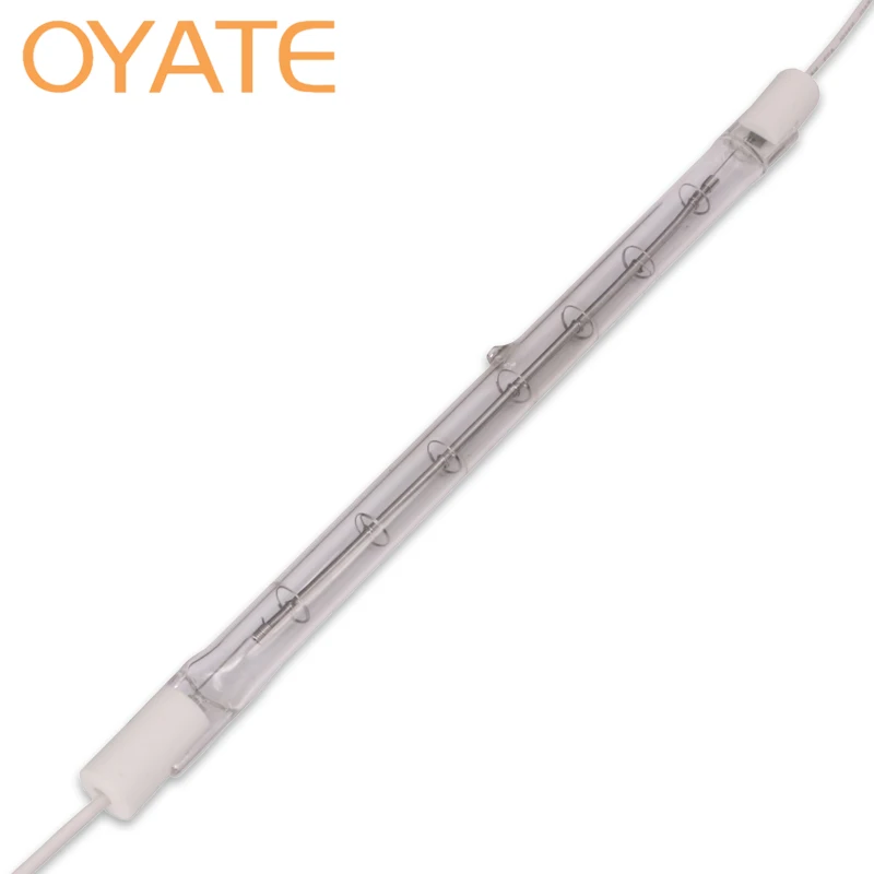 Efficiency quartz infrared heating tube for automatic drying machine for shoe making machine