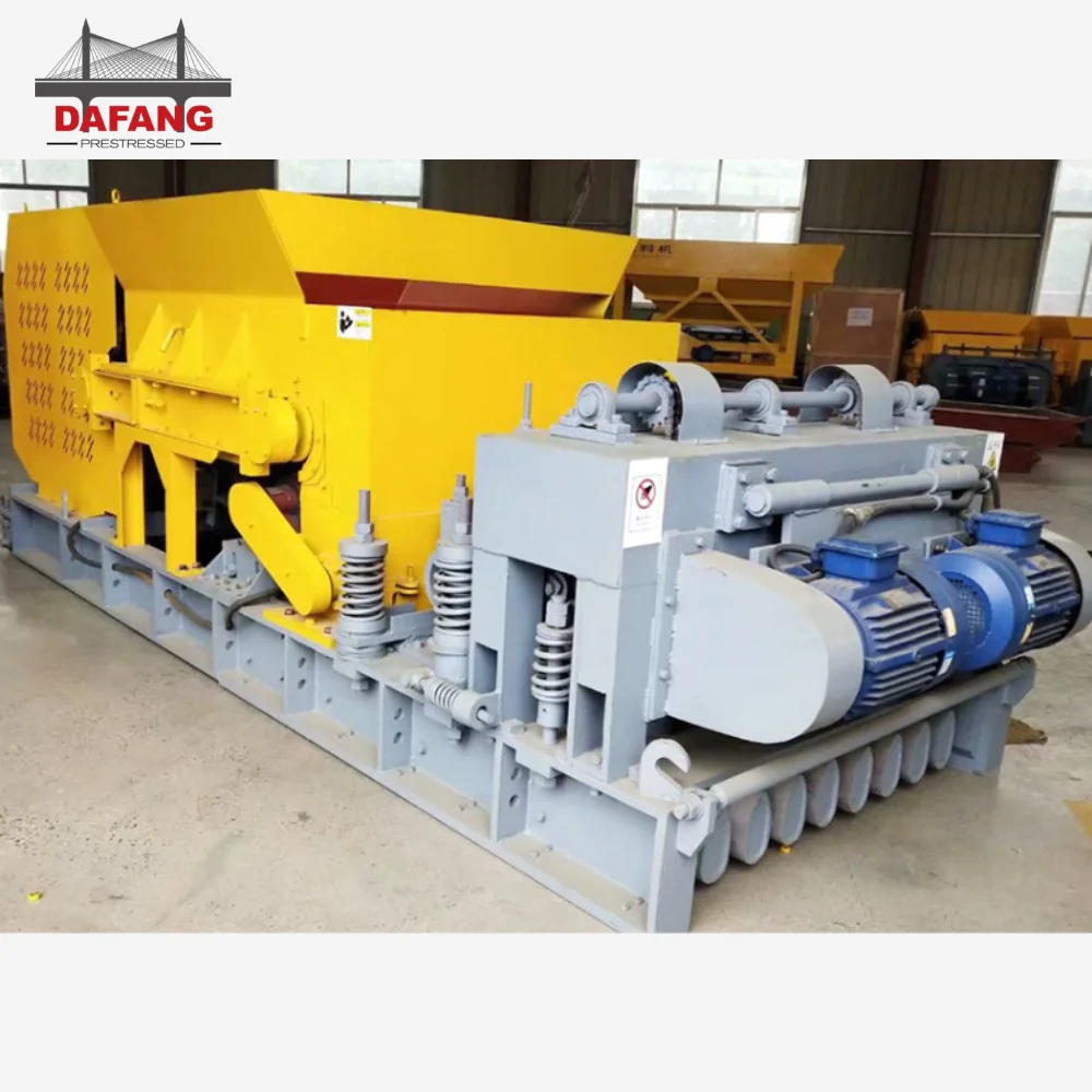 Prestressed hollow core slab precast concrete slab making machine