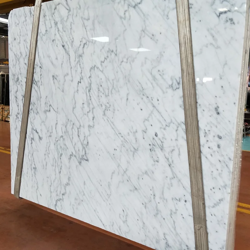 Grey Factory Direct Price Cut to Size Marble Marble Slabs Natural Carrara White Marble