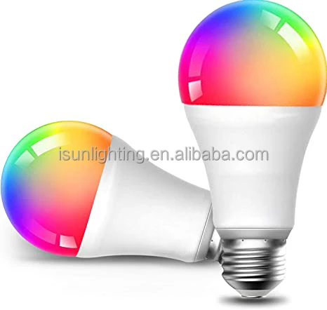 Smart RGB CCT Bulb Light 9W 12W 15W E27 E26 Tuya wifi beacon smart control A60 A70 bulb light
