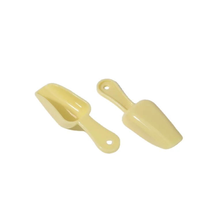 Small Cosmetic Powder Scoop Color Shovel Dessert Pp Material Plastic Spoon For Ice Cream