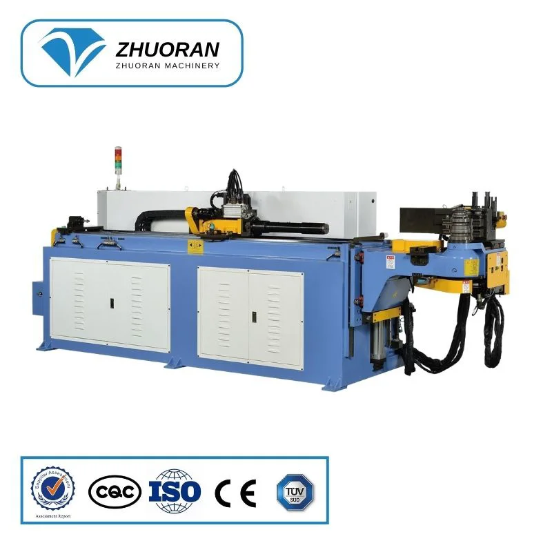  Automatic DW75NC mandrel profile hydraulic aluminum copper stainless steel exhaust square tube bender pipe bending