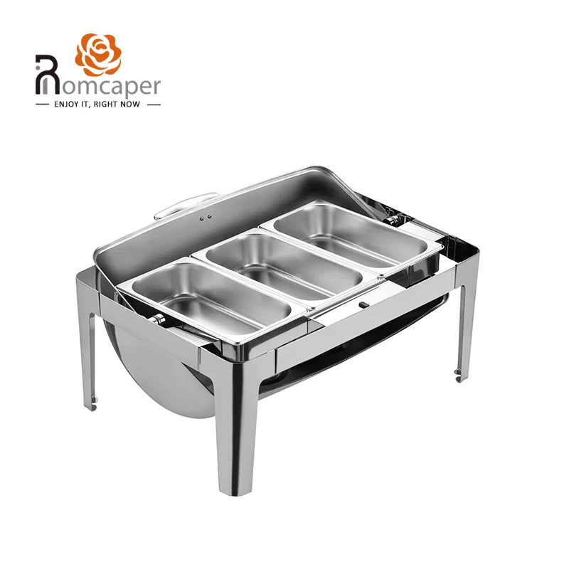 Chefing dish food buffet warmer catering, chef dish set tray stainless steel serving dish party food warmer