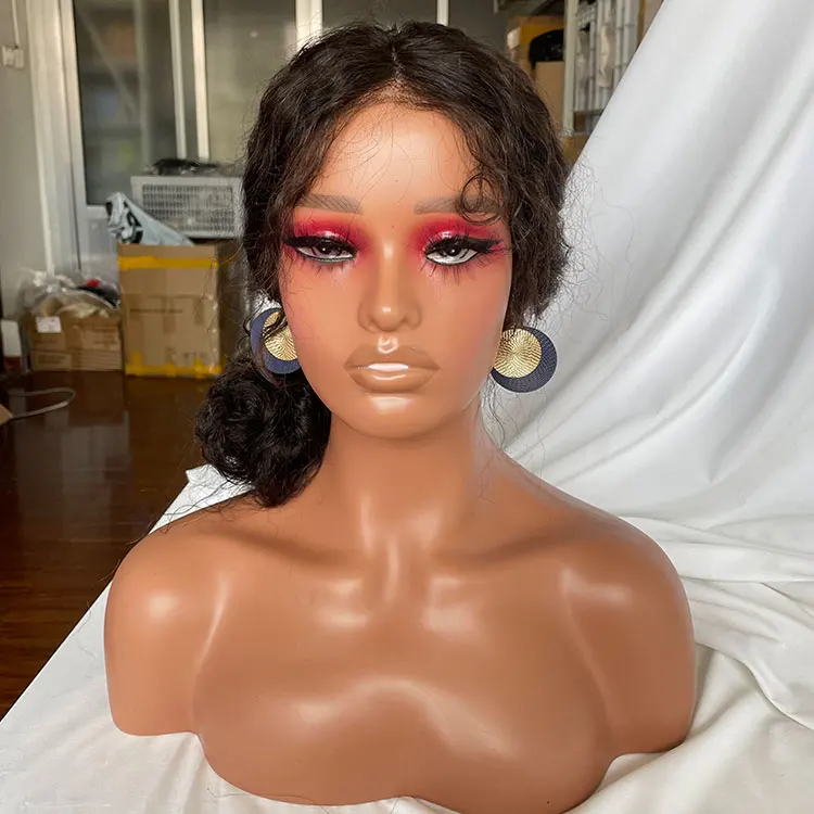 Mannequin Head With Shoulder Display Manikin Head Bust for Wigs,Makeup,Beauty Accessories