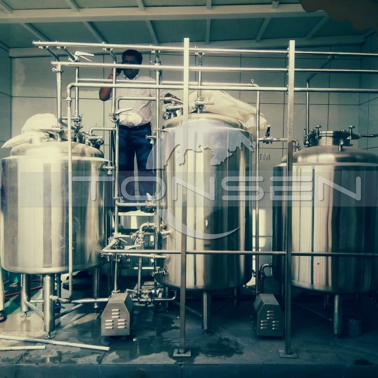  Оборудование для санитарной пивоварни 304 или 316 паба бара 500 л микропивоварня