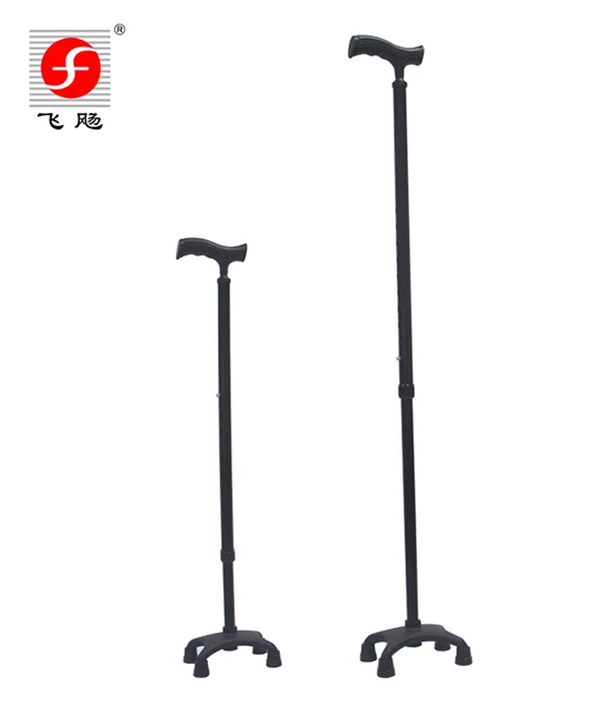 New products Folding Elderly Non-slip 4 legs  Walking Stick for the old people