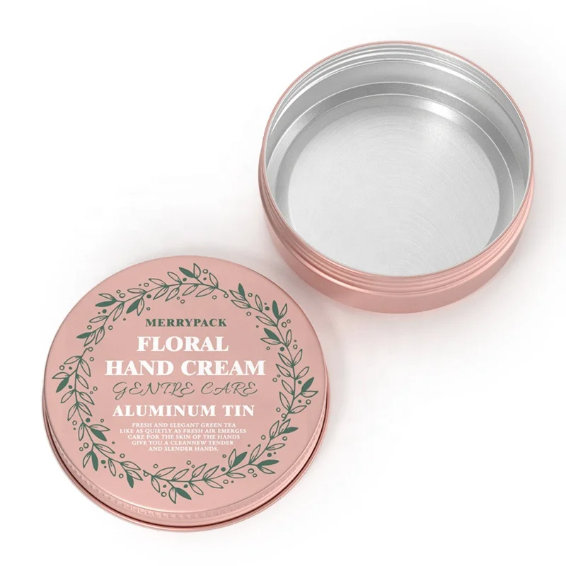 3.3oz wholesale matte pink hair pomade container hair wax tins hand cream Screw hair pomade jar