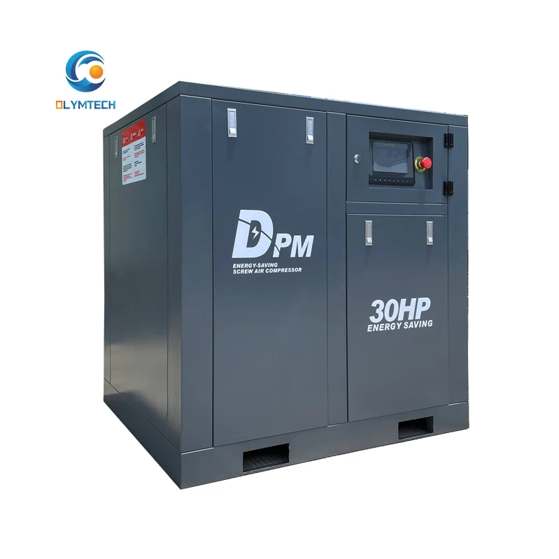 Olytmech Energy Saving permanent magnet rotary screw air compressor 37kw low noise rotary screw air compressor 10hp